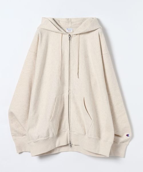 JEANASIS（ジーナシス）の「【Champion別注】リバースウィーブZIPパーカー/594293（パーカー・レディース・オートミール・FREE）」の17枚目の写真