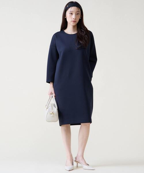 Tiara(ティアラ)の「バッグボタンダンボールワンピース(ワンピース・レディース・ブラック/ネイビー・FREE)」の9枚目の写真