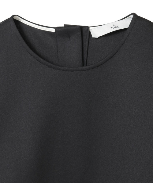 Tiara(ティアラ)の「バッグボタンダンボールワンピース(ワンピース・レディース・ブラック/ネイビー・FREE)」の6枚目の写真