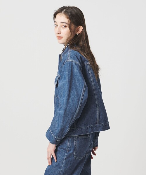 UNITED ARROWS（ユナイテッドアローズ）の「3rd デニムジャケット（デニムジャケット・レディース・ターコイズブルー系/ロイヤルブルー・36/38）」の12枚目の写真