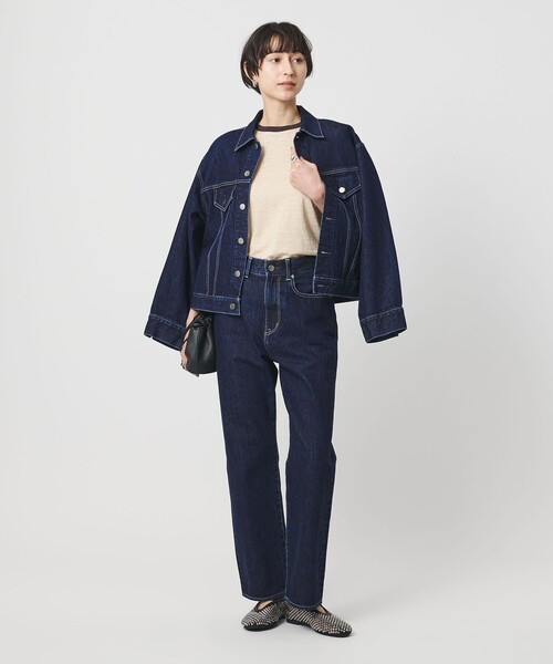 UNITED ARROWS（ユナイテッドアローズ）の「3rd デニムジャケット（デニムジャケット・レディース・ターコイズブルー系/ロイヤルブルー・36/38）」の17枚目の写真