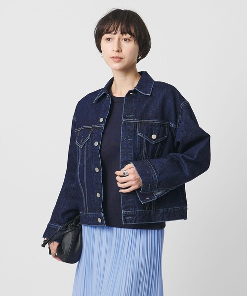 UNITED ARROWS（ユナイテッドアローズ）の「3rd デニムジャケット（デニムジャケット・レディース・ターコイズブルー系/ロイヤルブルー・36/38）」の18枚目の写真
