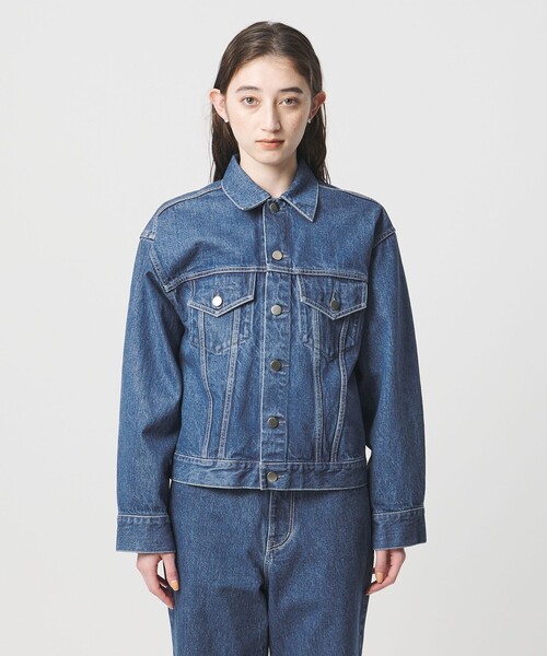 UNITED ARROWS（ユナイテッドアローズ）の「3rd デニムジャケット（デニムジャケット・レディース・ターコイズブルー系/ロイヤルブルー・36/38）」の20枚目の写真