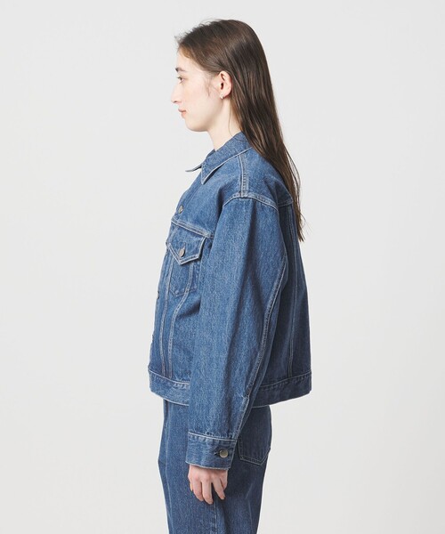 UNITED ARROWS（ユナイテッドアローズ）の「3rd デニムジャケット（デニムジャケット・レディース・ターコイズブルー系/ロイヤルブルー・36/38）」の21枚目の写真