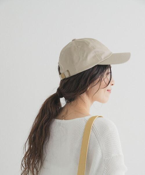 URBAN RESEARCH DOORS（アーバンリサーチドアーズ）の「刺繍ツイルキャップ（キャップ・レディース・チャコールグレー/ネイビー/ライトベージュ・ONE）」の13枚目の写真