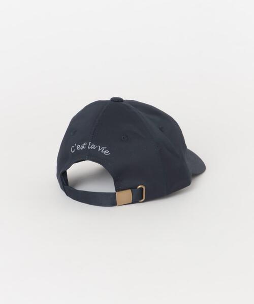 URBAN RESEARCH DOORS（アーバンリサーチドアーズ）の「刺繍ツイルキャップ（キャップ・レディース・チャコールグレー/ネイビー/ライトベージュ・ONE）」の9枚目の写真