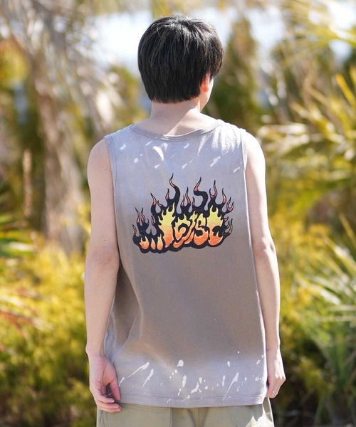 lost(ロスト)の「lost/ロスト メンズ 半袖 タンクトップ FLAME LAM TANK LM6S-2301(タンクトップ・メンズ・レッド/シアン/ブルー/ブラウン・M/L)」の7枚目の写真