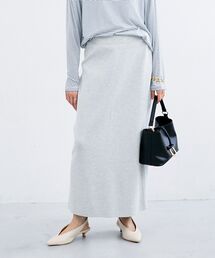 le.coeur blanc | スウェットライクニットスカート(スカート)