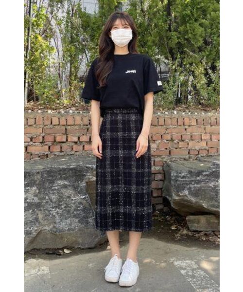 JEEP（ジープ）の「[2PACK] 190g シングル ザ レガシー 半袖Tシャツ (JR5TSU153BK)（Tシャツ/カットソー・レディース・ブラック/ホワイト×ブラック/ホワイト・2XL/LARGE/MEDIUM/SMALL/X-LARGE/3XL）」の6枚目の写真