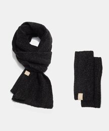 HALDEN（ハルデン）の「premium muffler warmer set (M025_black)（マフラー）」