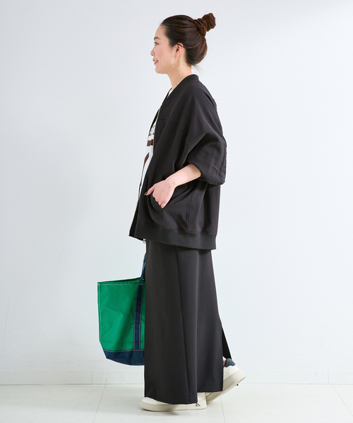 B.C STOCK(ベーセーストック)の「レーヨンツイルブルゾン(ブルゾン・レディース・ベージュ/ブラック・FREE)」の20枚目の写真