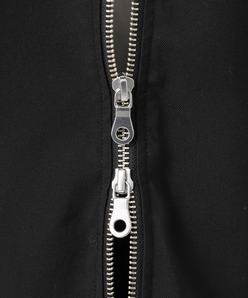 B.C STOCK(ベーセーストック)の「レーヨンツイルブルゾン(ブルゾン・レディース・ベージュ/ブラック・FREE)」の10枚目の写真