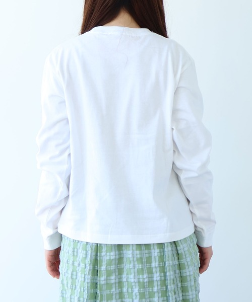 bulle de savon（ビュルデサボン）の「【別注】ナポリタン ロンＴ（Tシャツ/カットソー・レディース・ホワイト・FREE）」の14枚目の写真