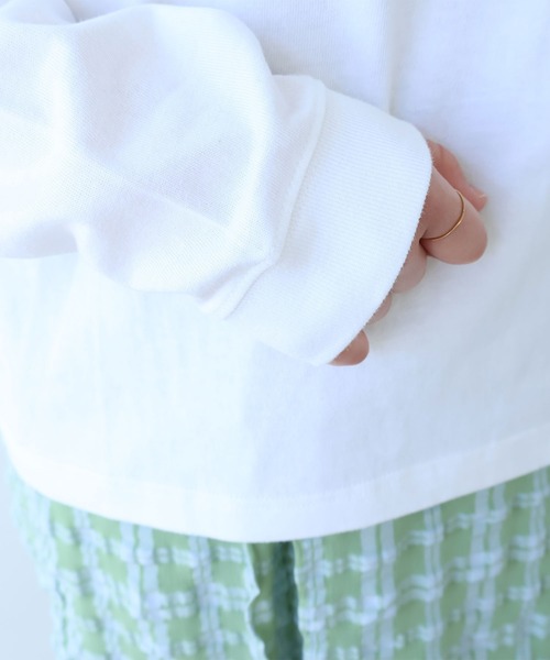 bulle de savon（ビュルデサボン）の「【別注】ナポリタン ロンＴ（Tシャツ/カットソー・レディース・ホワイト・FREE）」の18枚目の写真