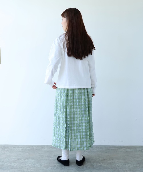 bulle de savon（ビュルデサボン）の「【別注】ナポリタン ロンＴ（Tシャツ/カットソー・レディース・ホワイト・FREE）」の11枚目の写真