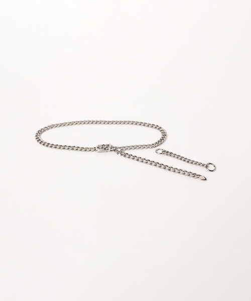 Ray BEAMS(レイビームス)の「チェーン ベルト(ベルト・レディース・シルバー・ONE SIZE)」の3枚目の写真