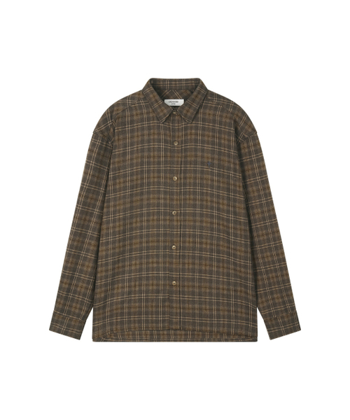 OCHERS(オーカーズ)の「チェックシャツ No.0001 テディブラウン(シャツ/ブラウス・メンズ・その他・1/2/3)」の1枚目の写真