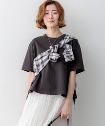 スビンギザコットン フレア Tシャツ