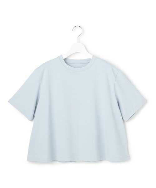 23区 L(ニジュウサンクオオキイサイズ)の「スビンギザコットン フレア Tシャツ(Tシャツ/カットソー・レディース・ブラウン系/ホワイト系/グレー系/サックスブルー系・46/44)」の21枚目の写真