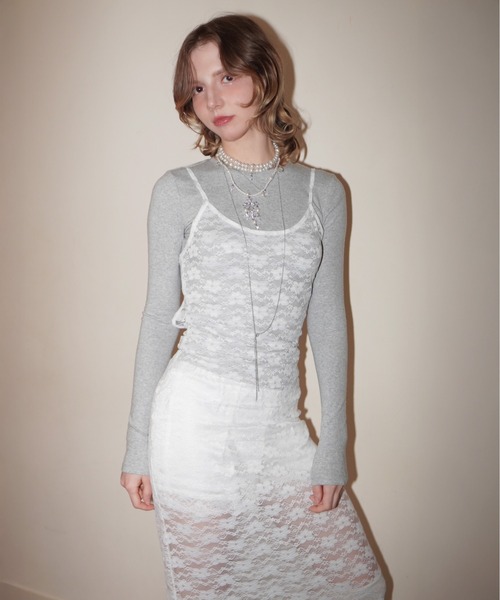 IMARI(イマリ)の「【 IMARI / イマリ 】 バロックモチーフ ボリューム パール ネックレス(ネックレス・レディース・グレー/ホワイト・FREE)」の7枚目の写真