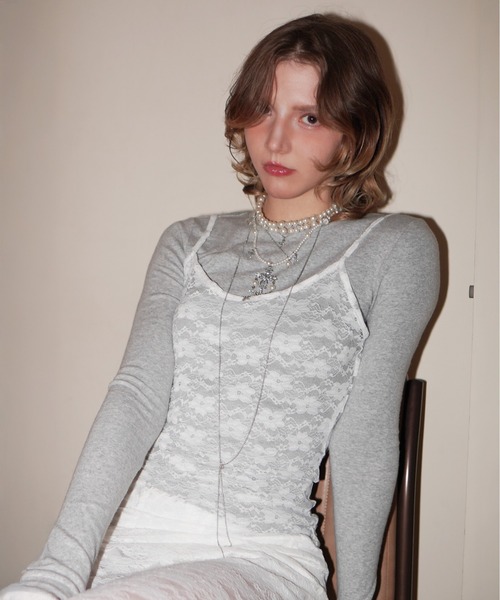 IMARI(イマリ)の「【 IMARI / イマリ 】 バロックモチーフ ボリューム パール ネックレス(ネックレス・レディース・グレー/ホワイト・FREE)」の8枚目の写真