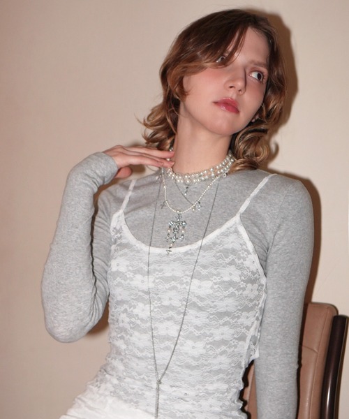 IMARI(イマリ)の「【 IMARI / イマリ 】 バロックモチーフ ボリューム パール ネックレス(ネックレス・レディース・グレー/ホワイト・FREE)」の9枚目の写真