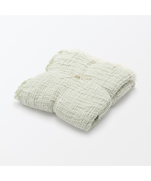無印良品（ムジルシリョウヒン）の「三重ガーゼ ケット・S 140×200cm（ブランケット）」 - WEAR
