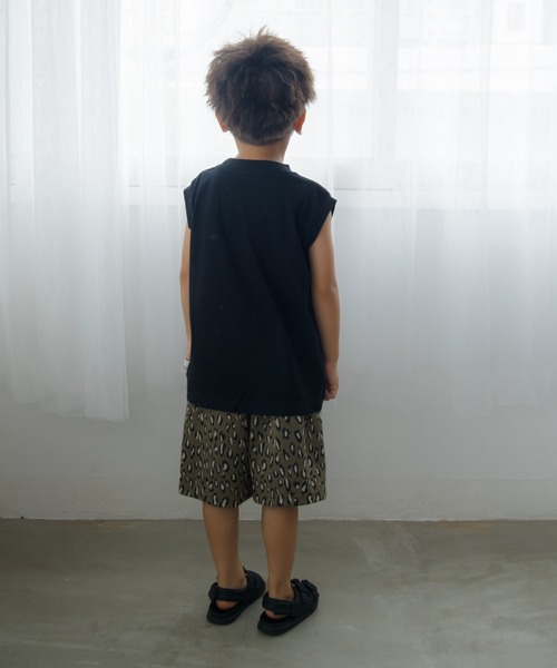 MAKE YOUR DAY(メイクユアデイ)の「!?プリントタンクトップ■80~140cm(タンクトップ・キッズ・ブラック/オフホワイト・140/120/90/80/130/110/100)」の9枚目の写真