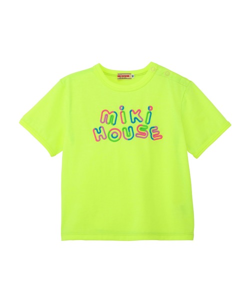 MIKI HOUSE(ミキハウス)の「【WEB限定】ネオンカラー半袖Tシャツ(Tシャツ/カットソー・キッズ・マルチ/ピンク/イエロー・90cm/80cm/130cm/120cm/110cm/100cm)」の6枚目の写真