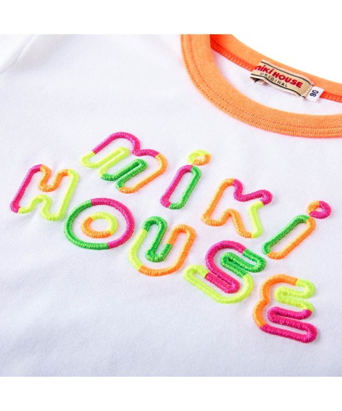 MIKI HOUSE(ミキハウス)の「【WEB限定】ネオンカラー半袖Tシャツ(Tシャツ/カットソー・キッズ・マルチ/ピンク/イエロー・90cm/80cm/130cm/120cm/110cm/100cm)」の19枚目の写真