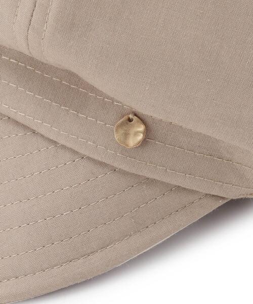 ITS'DEMO（イッツデモ）の「【吸水速乾／抗菌防臭】花粉対策ジョッキー（ハット・レディース・ブラウン/ベージュ/ブラック・00）」の11枚目の写真