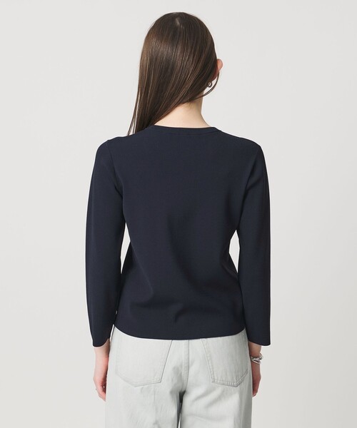 UNITED ARROWS(ユナイテッドアローズ)の「コンパクト クルーネック ニット ‐ウォッシャブル‐(ニット/セーター・レディース・オフホワイト/レッド/ネイビー・FREE)」の14枚目の写真