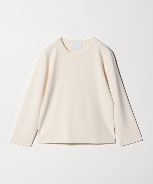 UNITED ARROWS（ユナイテッドアローズ）の「コンパクト クルーネック ニット ‐ウォッシャブル‐（ニット/セーター・レディース・オフホワイト/レッド/ネイビー・FREE）」の19枚目の写真