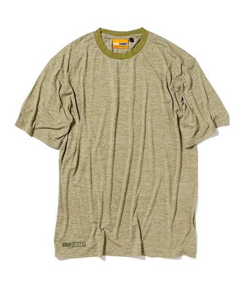 GRIP SWANY（グリップスワニー）の「【GSMCT0014】 BOX LOGO DRY S/S TEE（Tシャツ/カットソー・メンズ・ヘザーグレー/グリーン系その他/ブルー系その他・M/L/XL）」の4枚目の写真