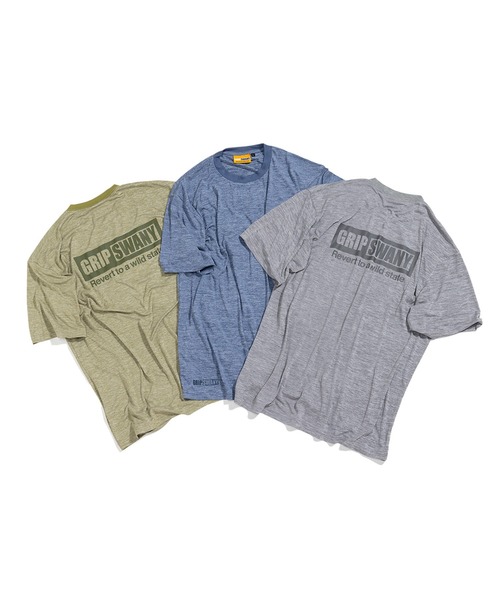 GRIP SWANY（グリップスワニー）の「【GSMCT0014】 BOX LOGO DRY S/S TEE（Tシャツ/カットソー・メンズ・ヘザーグレー/グリーン系その他/ブルー系その他・M/L/XL）」の13枚目の写真