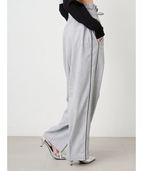 SORIN(ソリン )の「Designed Waist Line Pants/デザインウエスト ラインパンツ(その他パンツ・レディース・ネイビー/チェック・36/38)」の4枚目の写真