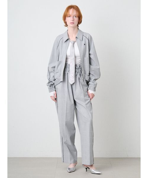 SORIN(ソリン )の「Designed Waist Line Pants/デザインウエスト ラインパンツ(その他パンツ・レディース・ネイビー/チェック・36/38)」の6枚目の写真