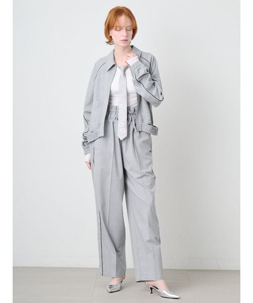 SORIN(ソリン )の「Designed Waist Line Pants/デザインウエスト ラインパンツ(その他パンツ・レディース・ネイビー/チェック・36/38)」の8枚目の写真