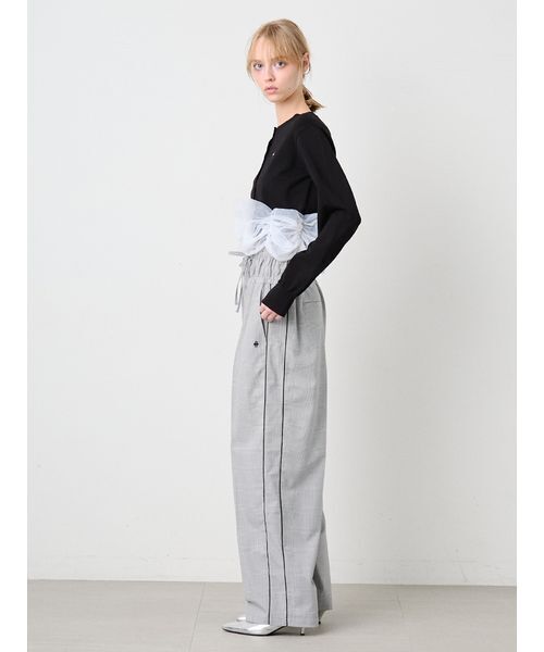 SORIN(ソリン )の「Designed Waist Line Pants/デザインウエスト ラインパンツ(その他パンツ・レディース・ネイビー/チェック・36/38)」の20枚目の写真