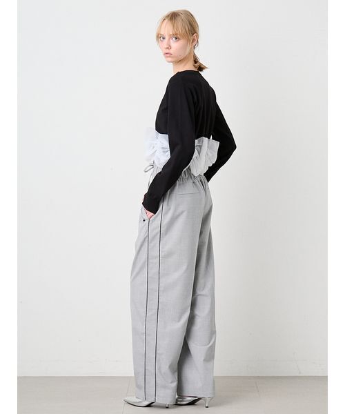 SORIN(ソリン )の「Designed Waist Line Pants/デザインウエスト ラインパンツ(その他パンツ・レディース・ネイビー/チェック・36/38)」の21枚目の写真