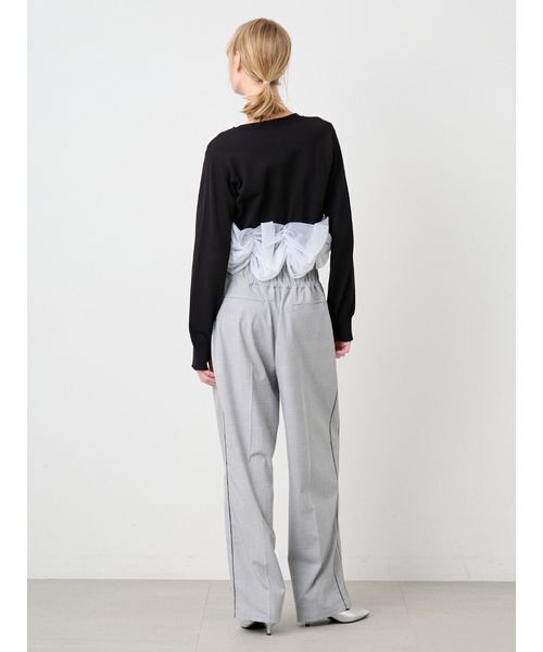 SORIN(ソリン )の「Designed Waist Line Pants/デザインウエスト ラインパンツ(その他パンツ・レディース・ネイビー/チェック・36/38)」の22枚目の写真