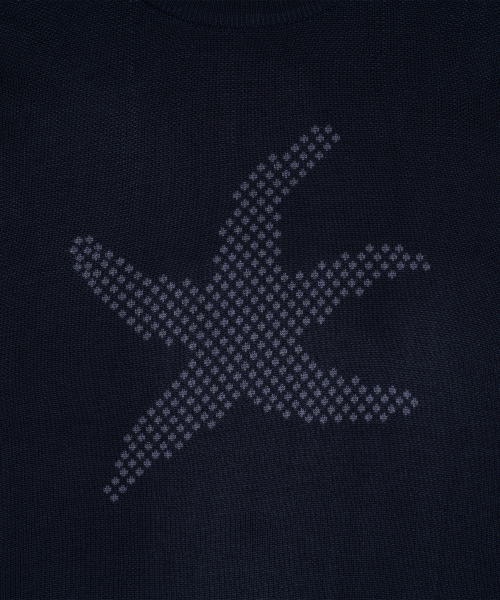 THECOLDESTMOMENT(ザコールデストモーメント)の「TCM starfish logo knit (navy)(ニット/セーター・レディース・その他・SMALL/LARGE/MEDIUM)」の4枚目の写真