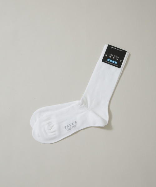 FALKE(ファルケ)の「FALKE/Cool 24/7 Socks(ソックス/靴下・メンズ・ホワイト/ブラック/グレー・F)」の1枚目の写真