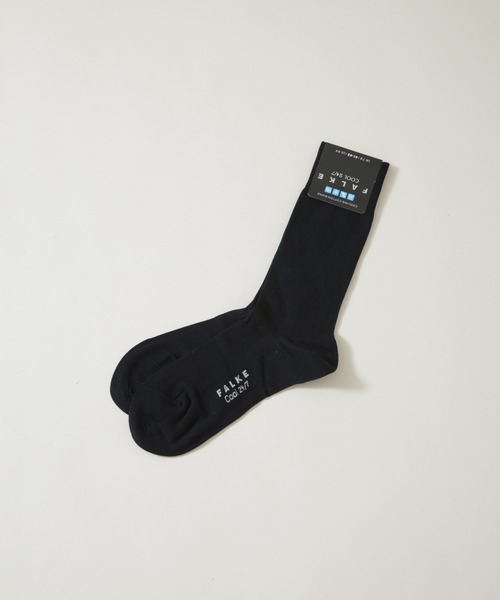 FALKE(ファルケ)の「FALKE/Cool 24/7 Socks(ソックス/靴下・メンズ・ホワイト/ブラック/グレー・F)」の2枚目の写真