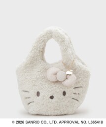 ハローキティコラボ（ハローキティコラボ）の「◆【ハローキティ】キラふわマルシェバッグ（ハンドバッグ）」