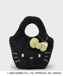 ハローキティコラボ（ハローキティコラボ）の「◆【ハローキティ】キラふわマルシェバッグ（ハンドバッグ）」