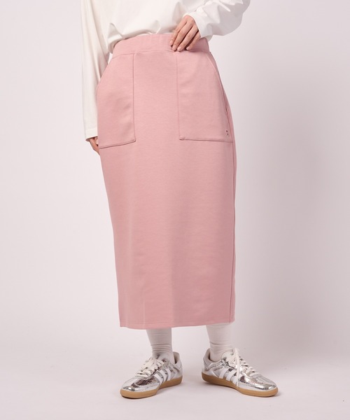 Arnold Palmer(アーノルドパーマー)の「カット ナロースカート(スカート・レディース・オートミール/ピンク/ベージュ/ブラック・S/L/M)」の4枚目の写真