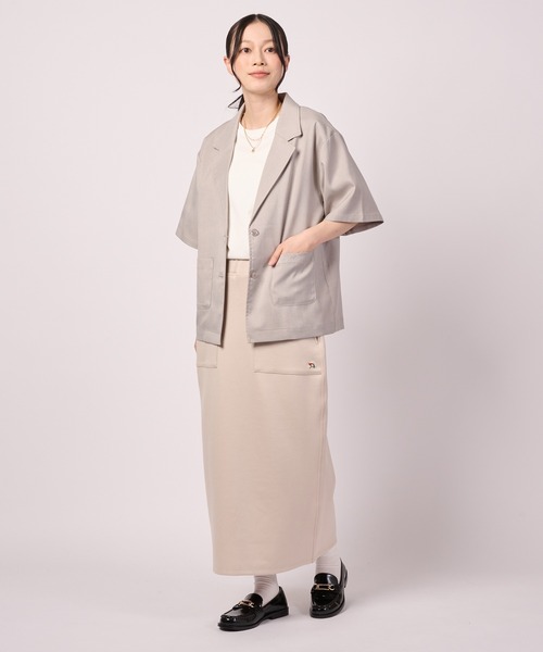 Arnold Palmer(アーノルドパーマー)の「カット ナロースカート(スカート・レディース・オートミール/ピンク/ベージュ/ブラック・S/L/M)」の9枚目の写真