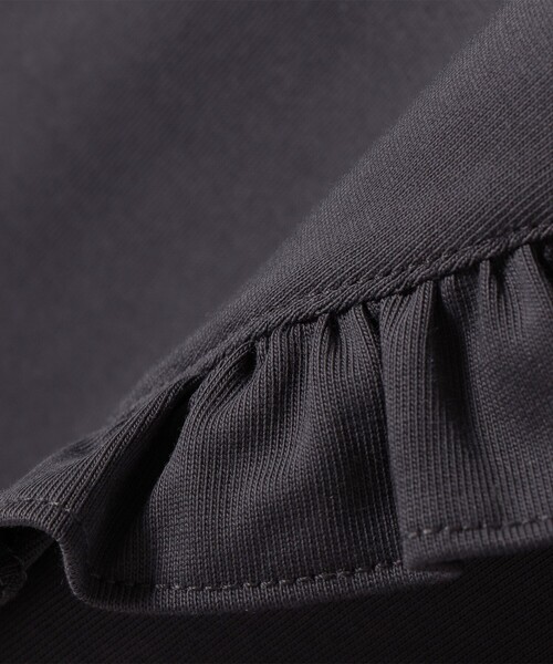 SHIPS(シップス)の「【WEB限定】〈接触冷感〉オーガニック コットン フリル TEE(Tシャツ/カットソー・レディース・ダークグレー/ライラック/オフホワイト・ONESIZE)」の20枚目の写真
