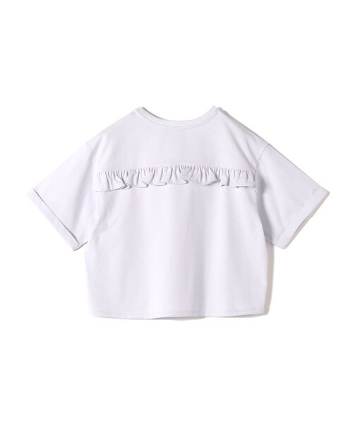 SHIPS(シップス)の「【WEB限定】〈接触冷感〉オーガニック コットン フリル TEE(Tシャツ/カットソー・レディース・ダークグレー/ライラック/オフホワイト・ONESIZE)」の22枚目の写真